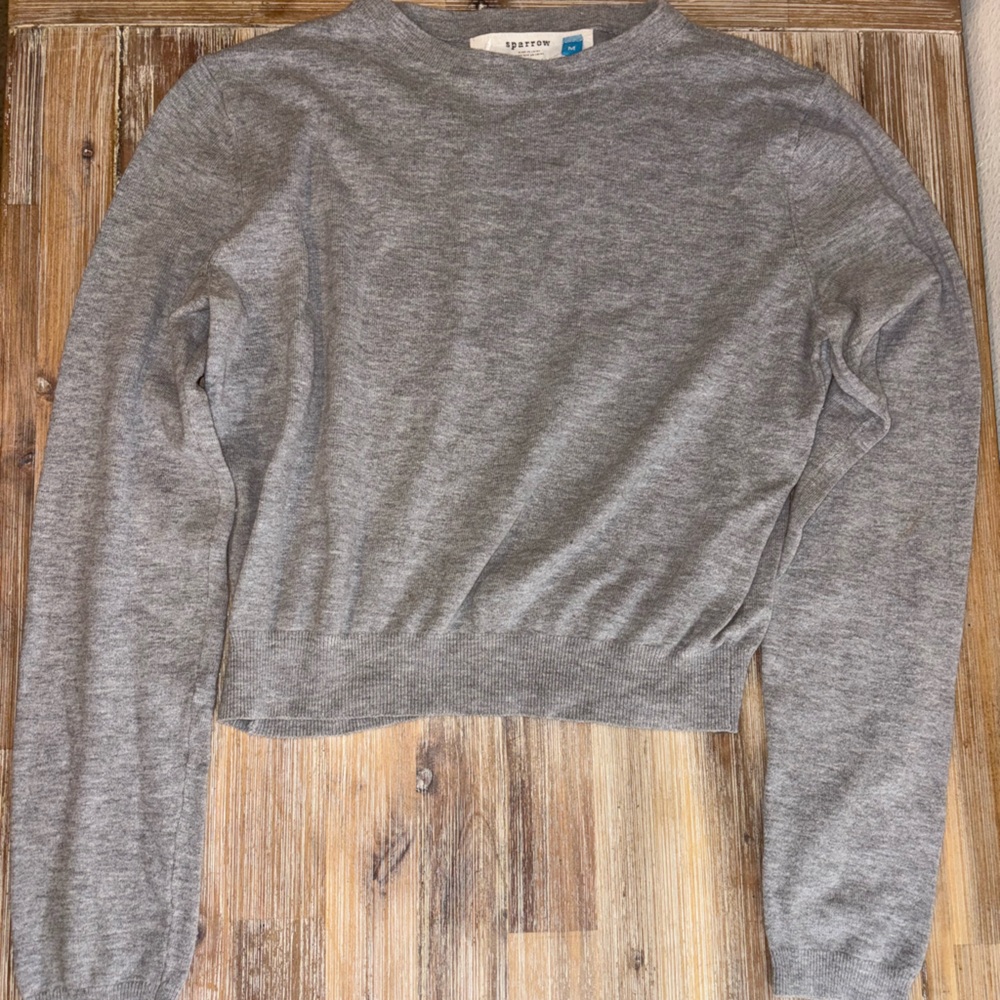 Gray Long Sleeve Sweater